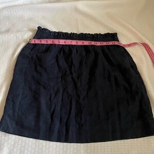 J. Crew Black Mini Skirt